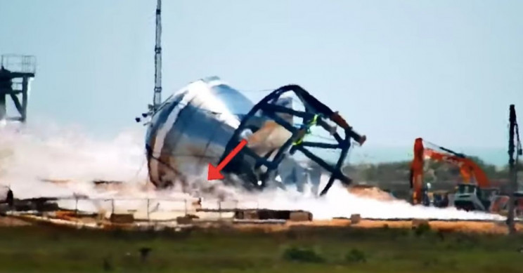 Robot Dog Spot Inspects SpaceX Test Site After Catastrophic Collapse